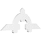 Ekena Millwork Ericson Architectural Grade PVC Gable Bracket, 60"W x 22 1/2"H x 2"D x 6"F, 9/12 Pitch GBP060X23X0206ERI00 - alternate 1